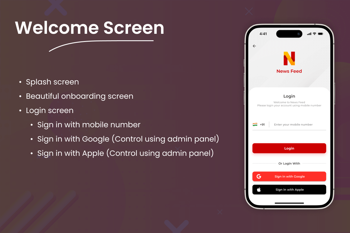 News Feed - Flutter News App for Android & iOS with Laravel Admin Panel - 8